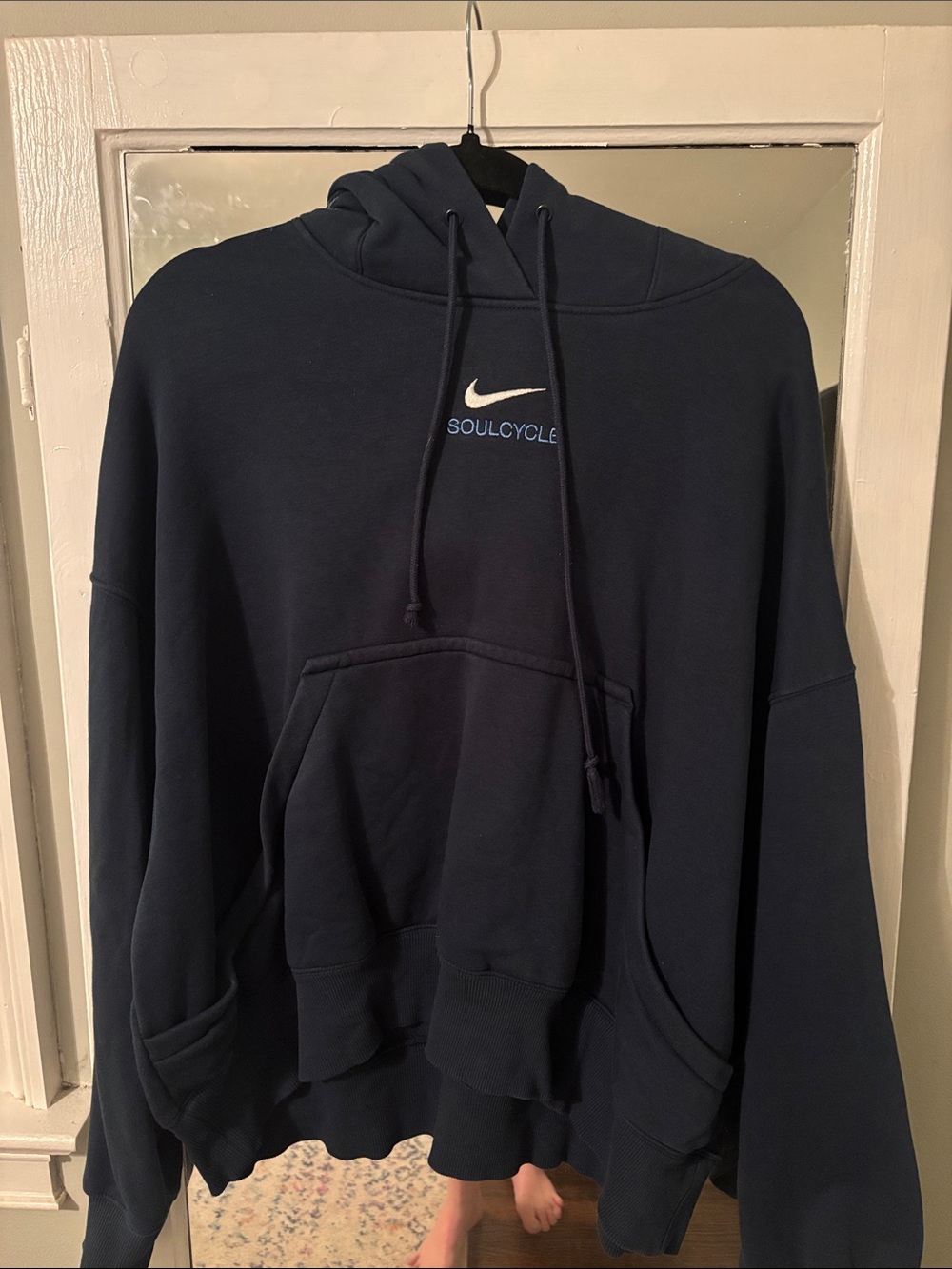 Nike Navy SoulCycle Crewneck Hoodie